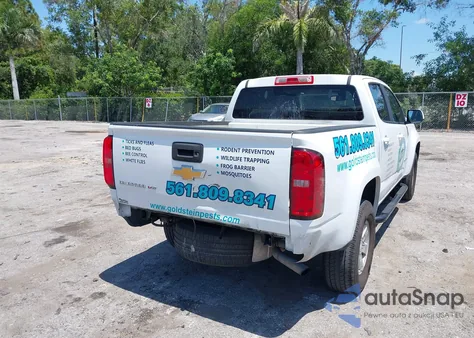 2018 Chevrolet Colorado Wt из США, поврежденный, VIN 1GCGSBEN9J1232195